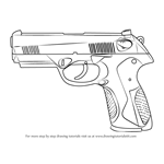 How to Draw a Beretta PX4