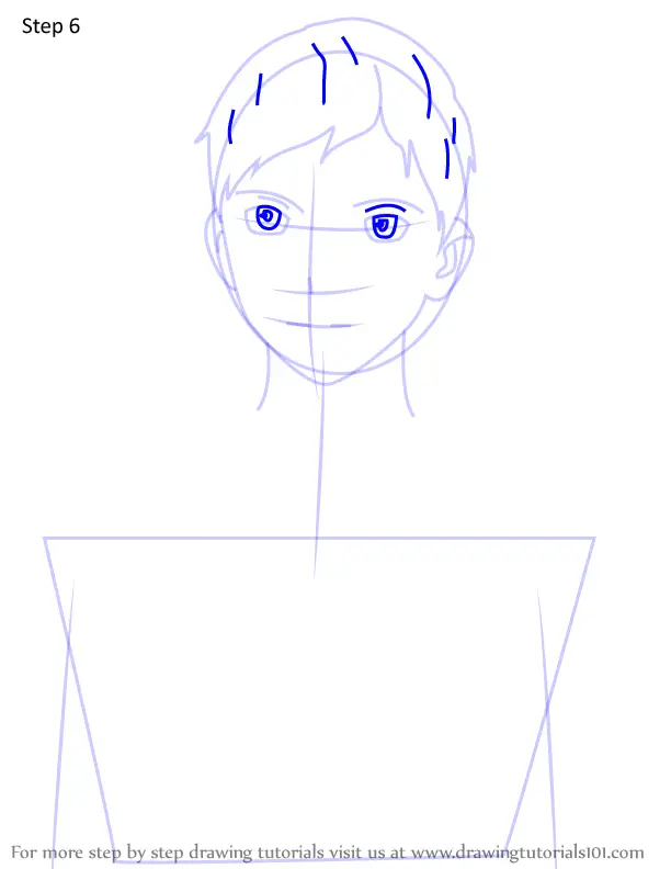 Step By Step How To Draw Takahiro From Kimi No Suizou O Tabetai 